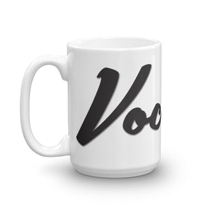 Voctave White Mug with Black Logo